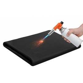 Carbon Felt Welding Blanket, Protective Blanket 1m x 1m Flame Retardant Welding Blankets Up to 1800°F Flame Retardant for Grill Stove Pit Soldering Welders (20x40 inch)