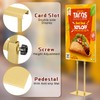 Thyle Heavy Duty Poster Stand Height up to 75" Welcome