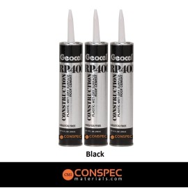 Geocel RP-400 Wet Dry Roof Cement & LEAK STOPPER Roof Patch 10oz BLACK 3-TUBES