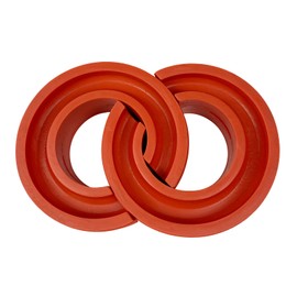 Amortiguador de goma para coche, amortiguador de resorte, amortiguador de potencia, soportes de hoja, kit de refuerzo de rendimiento de suspensión automotriz, tipo universal, 2 piezas (tipo F)