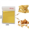 200Pcs Imitation Gold Leaf Sheets, Gold Leaf Sheets for Arts,