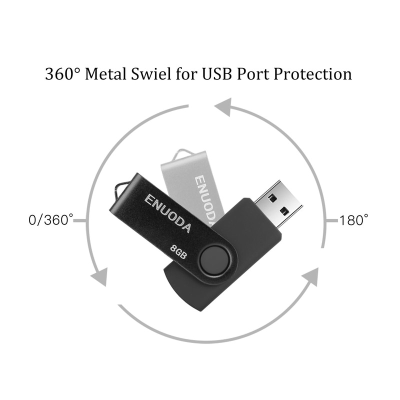 8GB Flash Drive ENUODA 1 Pack Thumb Drive 8GB USB