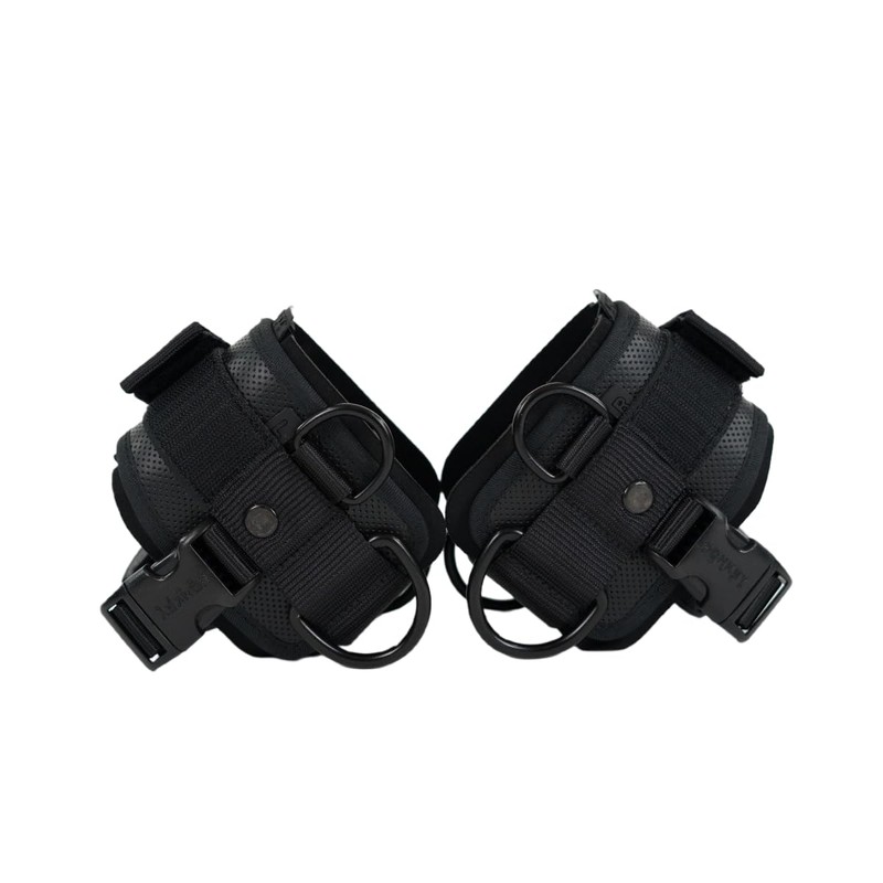 Monkey Power GRILLETES Polainas Ultra para POLEA Gym (Negro Ultra)