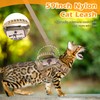 SALFSE Tactical Cat Harness and Leash Set for Walking Escape
