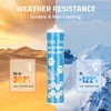 PAULINN Clear Silicone Sealant, 100% Waterproof Silicone Adhesive Caulk for