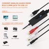 DriverGenius USB Audio Capture Grabber - 3,5-Mm-, R/L-Stereoeingänge