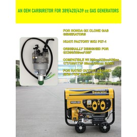 YAMAKATO Huayi P27-1D Gasoline Generator Carburetor Kit OEM for Champion Predator Generac 420cc 439cc 459cc GX390 Powered 6500 8750 9000 5500 7000 8000 7500 9500 etc.……
