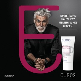Eubos | DIABETISCHE HAUT PFLEGE Gesichtscreme | 50ml | für trockene und empfindliche Haut | ohne Mineralöl | Schutz vor Elastizitätsverlust | Zur täglichen Gesichtspflege