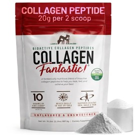 Collagen Fantastic Grass Fed Collagen Powder for Women  Men - Pure Unflavored Bovine Collagen from New Zealand with Multi Collagen Peptides for Joint 