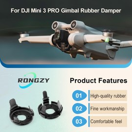 for DJI Mini 3 Gimbal Shock Absorption Rubber Replacement for DJI Mini 3 Pro Damper Rubber Gimbal Camera Shock Absorber Drones Accessories Parts with Repair Tools(Left and Right Rubber)