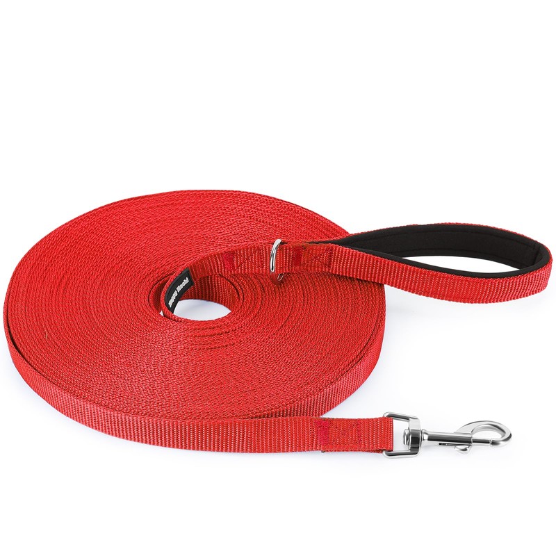 HAPPY HACHI Dog Training Lead, Long Line Nylon Leash for