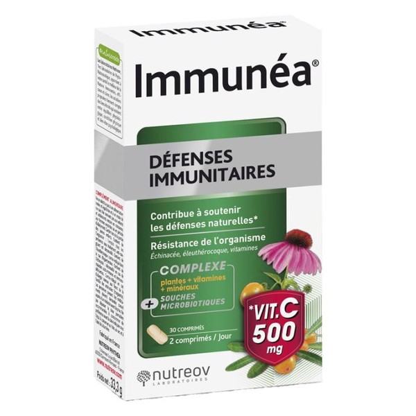 Nutréov Physcience Immunea Adultes Défenses Immunitaires 30 Comprimés Nutréov