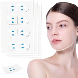 Cinta Invisible Reafirmante Facial,2025 Nueva Cinta de Lifting Facial, Herramientas de Maquillaje Instantáneo Para Reafirmar Ojos, Cuello, Papada y Piel Flácida. (120 piezas)
