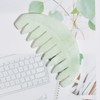 BoAn Natural Jade Massage Comb 2 Pcs,Multi-Functional Head Massage,Meridians Massager