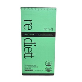 1 box of 14 Ridishot apple-flavored ginkgo leaf extract, red yeast rice, folic acid, zinc, health functional food / 리디샷 1박스 14포 사과맛 은행잎추출물 홍국 엽산 아연 건강기능식품