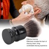Lathering Brush Beard Curved Handle Dirt Removal Easy Cleaning Synthetic