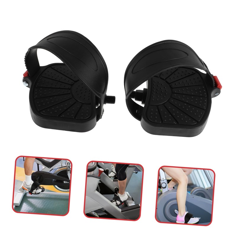 Sosoport Racing Simulation Bike Pedals Plastic PVC for Indoor Cycling