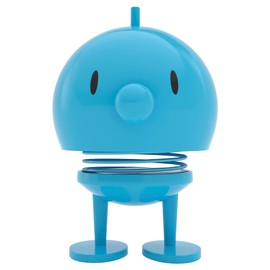 Hoptimist Bumble, Wackelfigur Deko Skandinavisch, Deko Wohnzimmer, Schreibtisch Deko, Büro Gadgets, Tolle Kleine Geschenke, 7,5 x 8,5 x 10,7 cm, Medium, Türkis