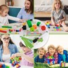 LHOEST Maths Cubes for Kids 119PCS Counting Blocks Maths for