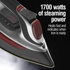 CHI Steam Iron for Clothes with Electronic Temperature Control, Titanium