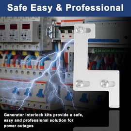 Generator Interlock Kit for ITE, Siemens, Gould, and Murray 150-200 Amp Panels,1 1/4 Inch Breaker Spacing, Safe & Easy Home Generator Connection(ITE-200A)