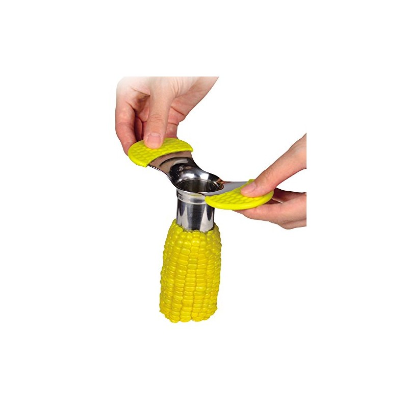 Pearl Metal Corn Peeler, Vegetable Corn Cutter, C-305 Stainless Steel