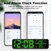Daiilg Tuya WiFi Temperature and Humidity Alarm Clock Multi-Function LED
