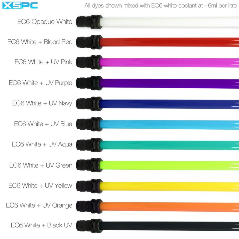 XSPC EC6 Recolour Coolant Dye - UV Purple 30ml