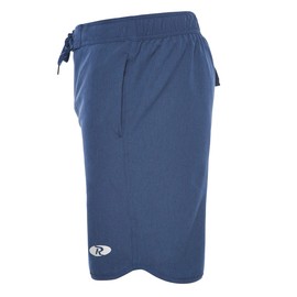 Rokka&Rolla Men's Swim Trunks Quick Dry Stretch Beach Shorts Swimwear Bathing Suit with Mesh Lining Navy