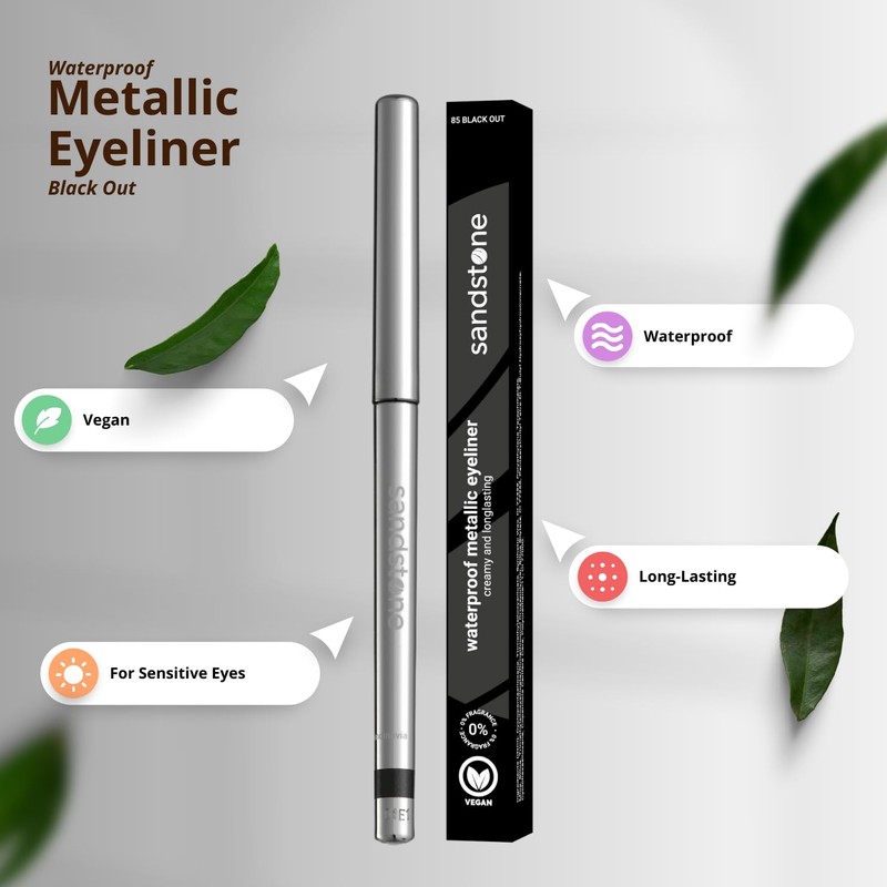 Allergy-Friendly Eyeliner Pencil - Clean & Nordic - Sandstone Metallic
