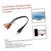 CAXUSD USB to Audio Cables Set Adapter for Tv and