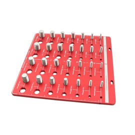 findmall 28 Nut and Bolt Thread Checker Bolt Size and Thread Identifier Gauges 14 Metric & 14 Standard Sizes
