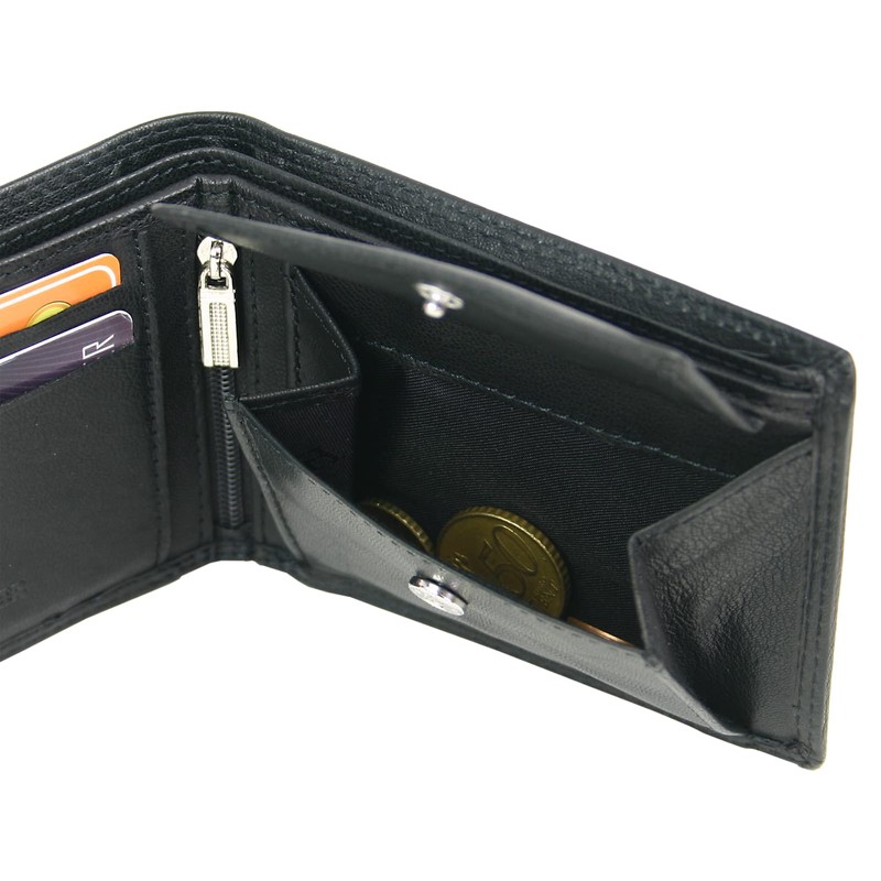 CA$H - Men's Wallet Landscape Format - Genuine Leather Wallet,