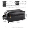 EURYNOME Toiletry Bags For Men PU Leather Large Bathroom Shaving