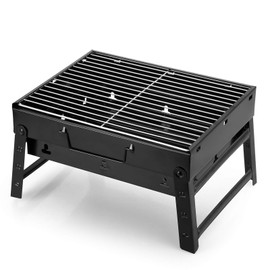 Uten Charcoal Grill, BBQ Grill Folding Portable Lightweight smoker Grill (Medium)