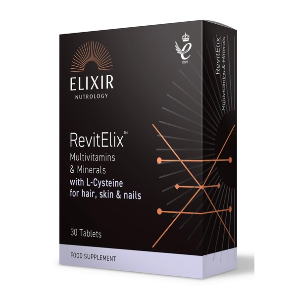 ELIXIR NUTROLOGY RevitElix™ 30 Tablets – Multivitamin for Hair, Skin