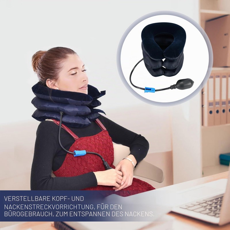 Adjustable Neck Extender, Neck Brace and Neck Support for Adults