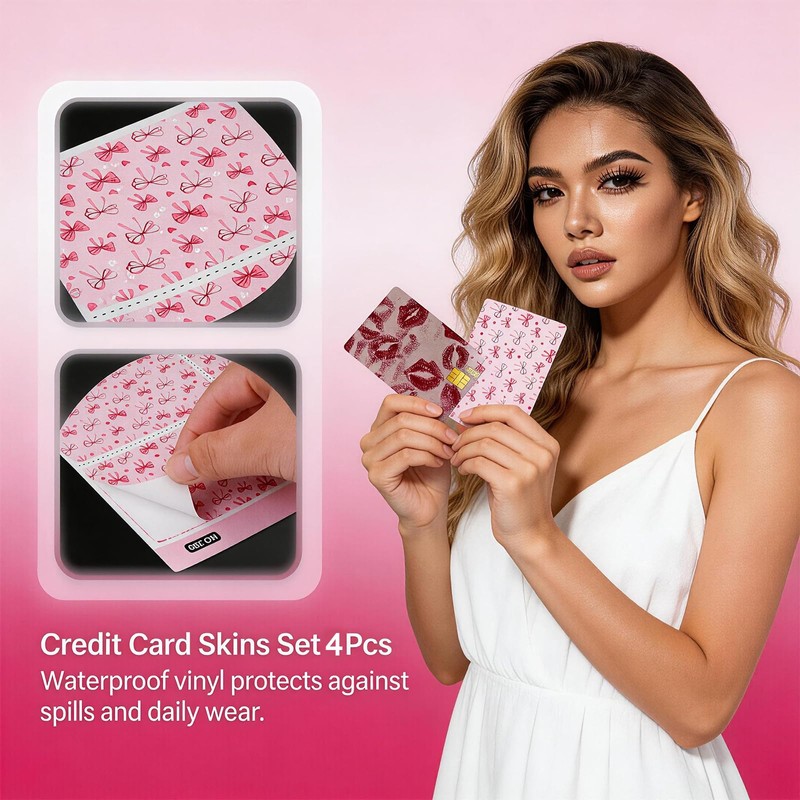4 PCS Credit Card Skin, Credit Card Skins Debit Card