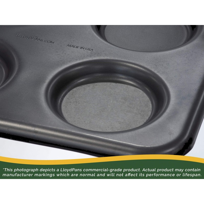 Lloyd Pans Kitchenware 4-Cavity Round Egg Pan 9.5 Inch by