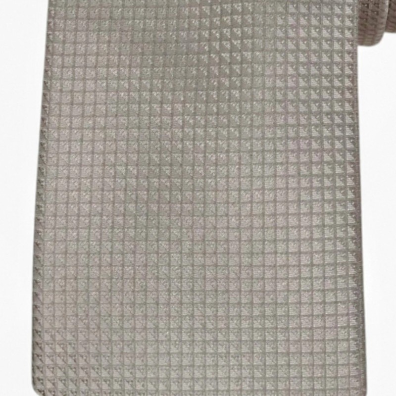 ALFANI Mens Tie Silver Windhill Solid Micro Woven 2.75 Slim