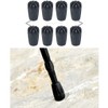sharprepublic 8pcs Rubber Trekking Pole Cap Tip Protector Replacement for