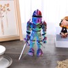 SAMIQU 3D Printed Skeleton Warrior Joint Free, Skeleton Knight Collectible