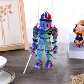 SAMIQU 3D Printed Skeleton Warrior Joint Free, Skeleton Knight Collectible Figurine,Perfect for Home Office Décor & Gift