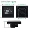 Wengart Home Thermostat Programmable WG03-4,AC230V Max3A Touch Screen LCD Display