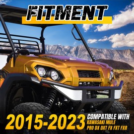 KUAFU 2" Lift Kit Compatible with 2015-2023 Kawasaki Mule PRO DX DXT FX FXT FXR 2 Inch Suspension Lift Kit Black