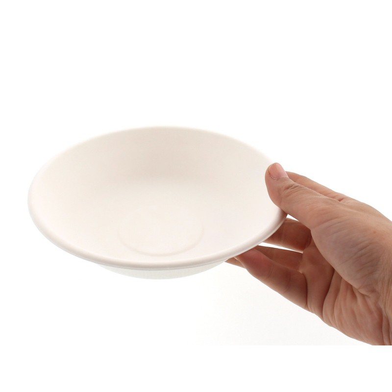 ECO Sugarcane Fiber Bowl, 6.3 inches (16 cm), Capacity 16.2