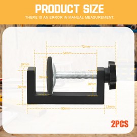 2pc Sturdy C-Clamp, Universal Table Clamps for Wood, Plastic, Wicker Chairs and Sectional Sofas for Outdoor Garden and Patio Use Durable and Stable Design, Free Your Hands