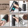 Electric Coffee Grinder Portable Conical Burr Coffee Grinder with 45