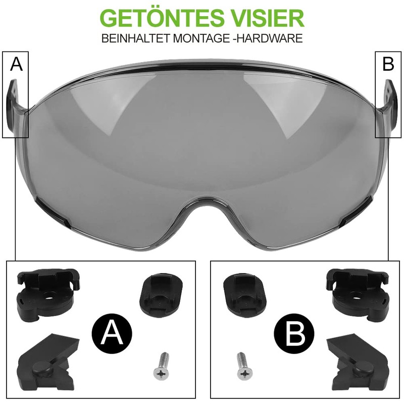 GREEN DEVIL Replacement Face Protection Visor Tinted Polycarbonate Visor for
