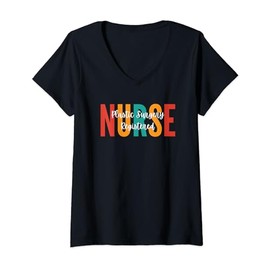 Plastic Surgery Registered Nurse Squad Healthcare Workers V-Neck T-Shirt